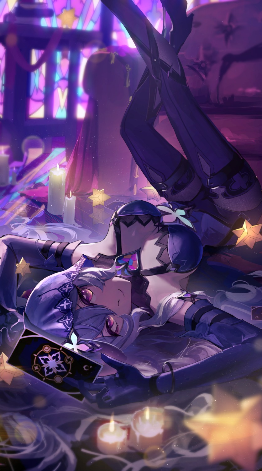 black_swan_(honkai:_star_rail), bodysuit, garter, heels, honkai:_star_rail, meltyrice, thighhighs