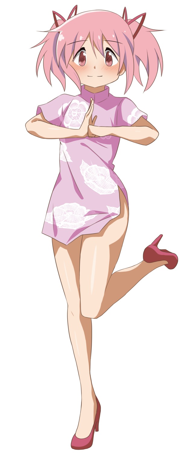 chinadress, hateri, heels, kaname_madoka, mahou_shoujo_madoka_magica
