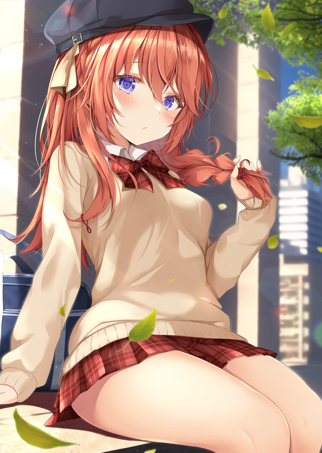princess_connect!, princess_connect!_re:dive, rumiko_(rmeco), seifuku, shingyouji_yuni, sweater