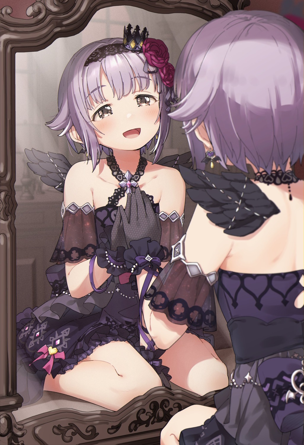 dress, koshimizu_sachiko, kusaka_shi, the_idolm@ster, the_idolm@ster_cinderella_girls, wings