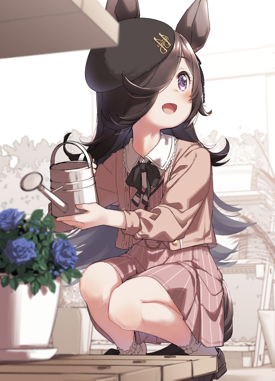 animal_ears, dress, kusaka_shi, rice_shower_(umamusume), tail, uma_musume_pretty_derby