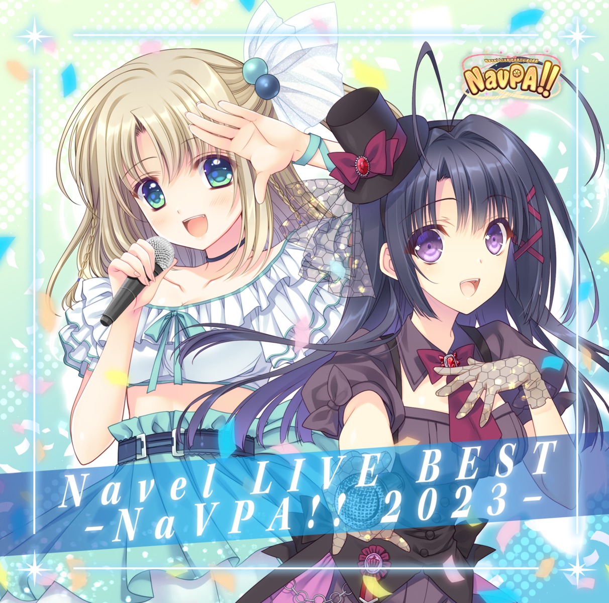 crossover, disc_cover, dress, navel, nishimata_aoi, ookura_risona, sore_wa_maichiru_sakura_no_youni, suzuhira_hiro