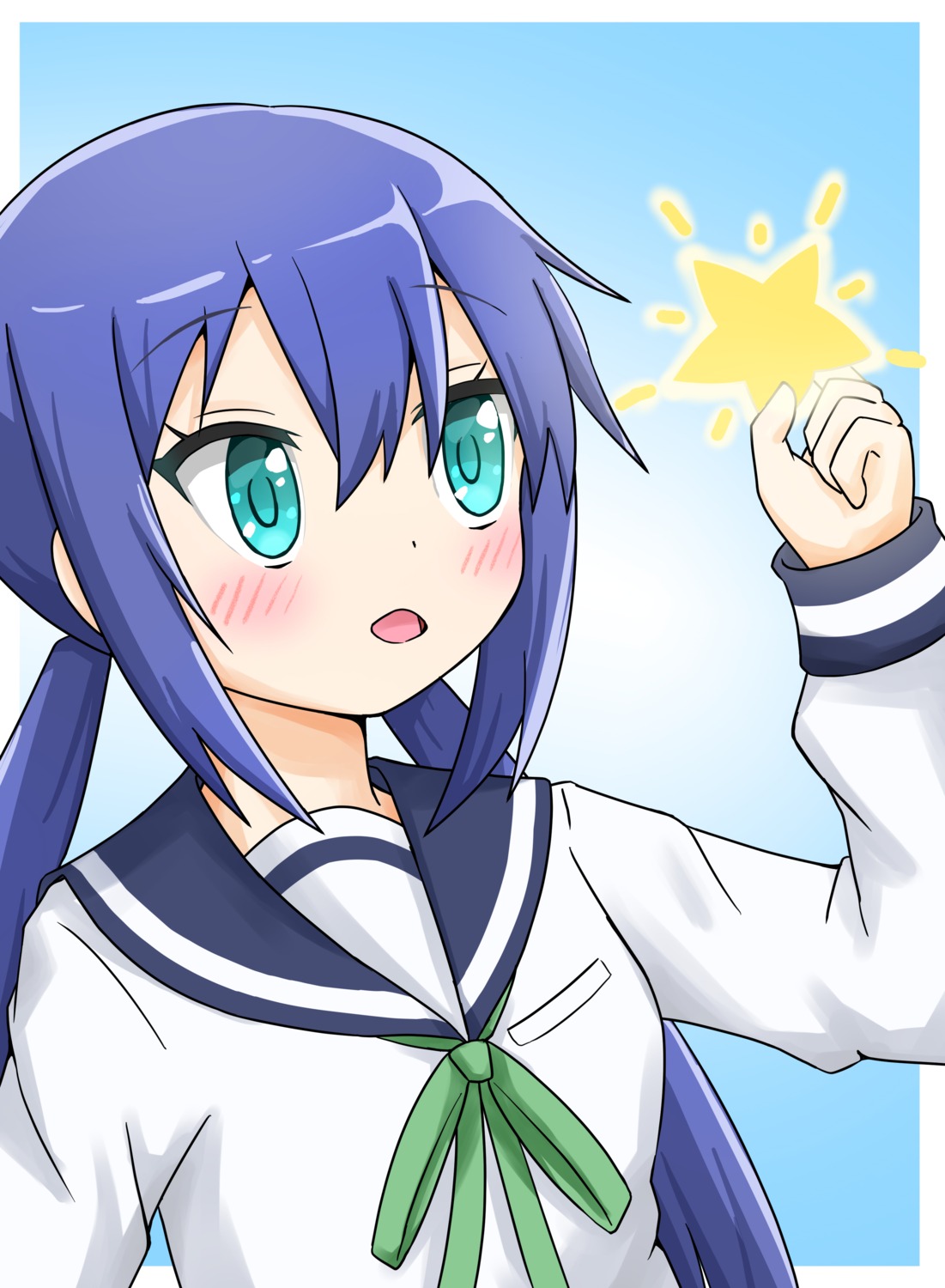 hrmkrr, koisuru_asteroid, manaka_ao, seifuku