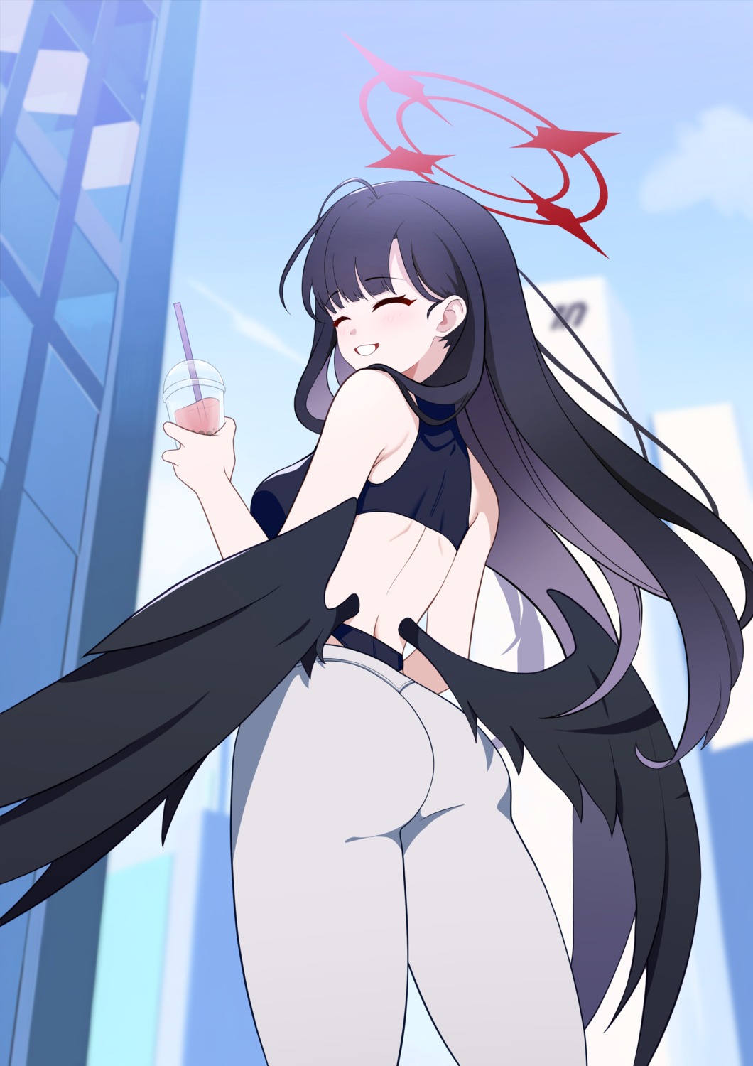 angel, ass, blue_archive, nakamasa_ichika, schwarz_rubin, wings