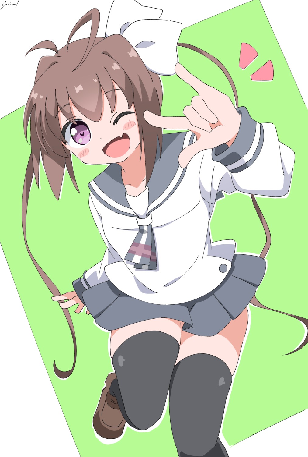 cynical_(llcbluckg_c004), momochi_tamate, seifuku, slow_start, thighhighs