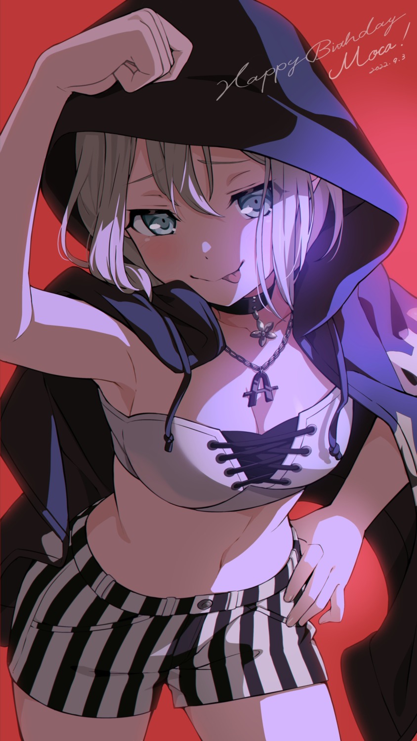 aoba_moca, bang_dream!, no_bra, nobusawa_osamu, uniform