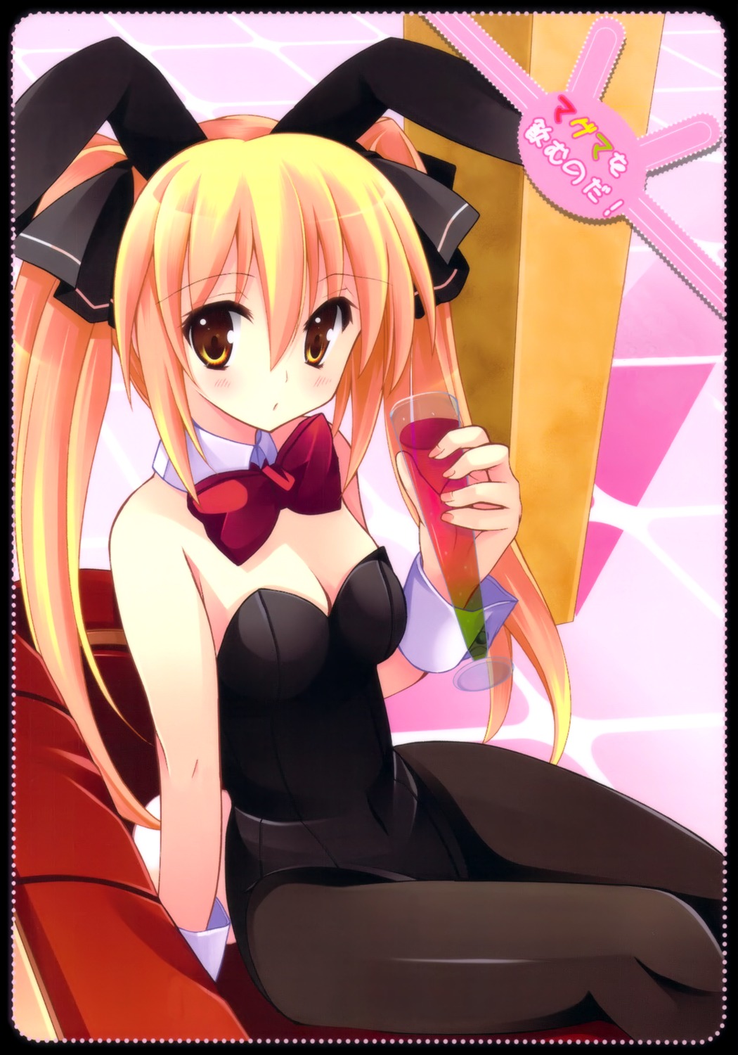 animal_ears, bunny_ears, bunny_girl, cleavage, detexted, dream_c_club, fixed, kannon_ouji
