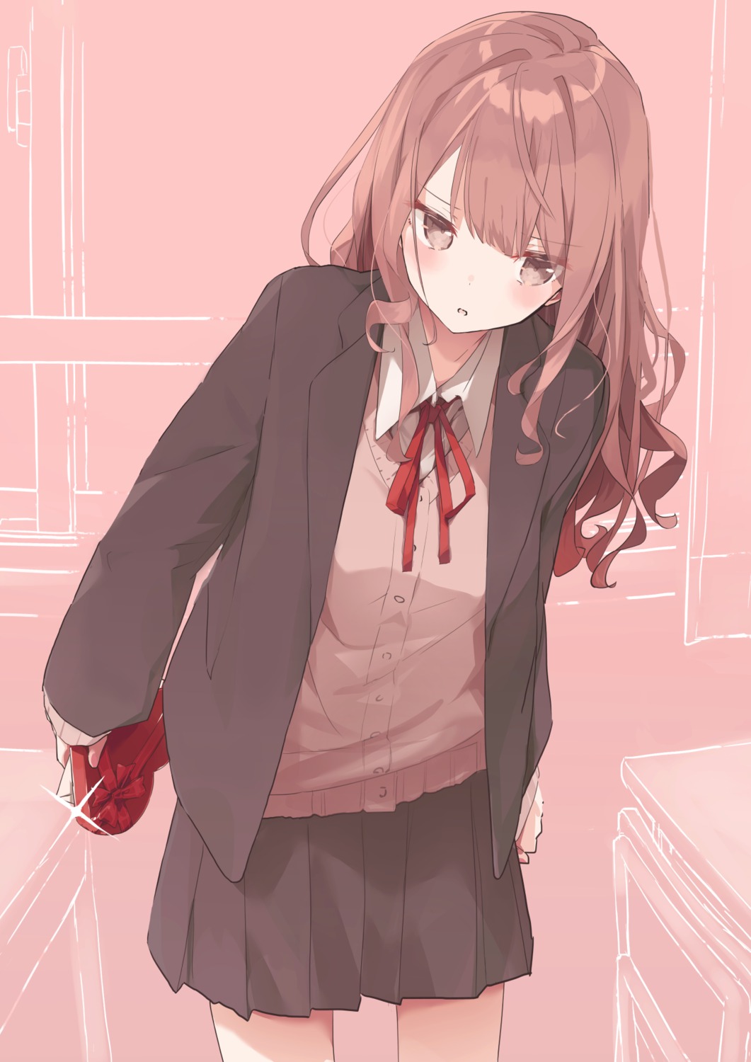 rb2, seifuku, sweater, valentine