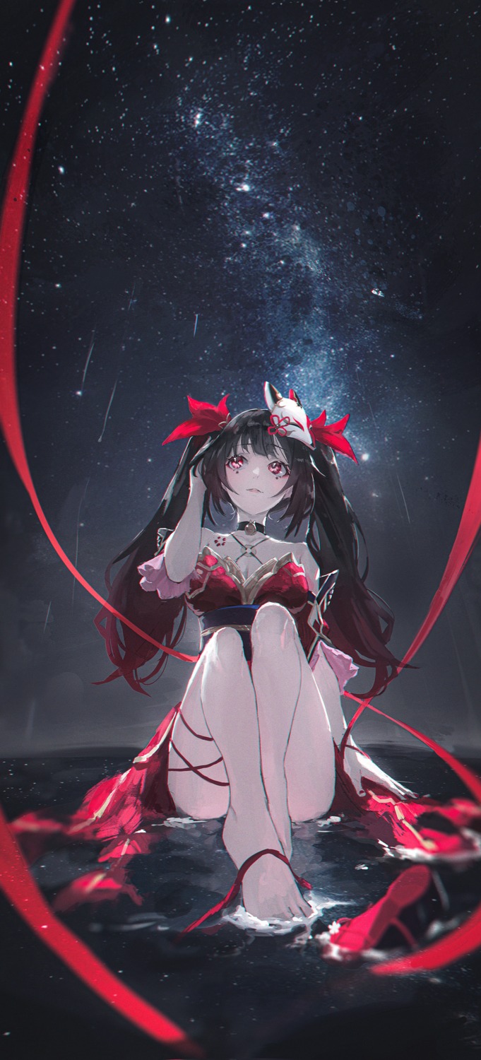 feet, garter, honkai:_star_rail, japanese_clothes, matsogum, sparkle, tattoo, wet