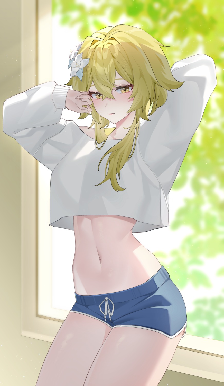 aqua74286, genshin_impact, lumine