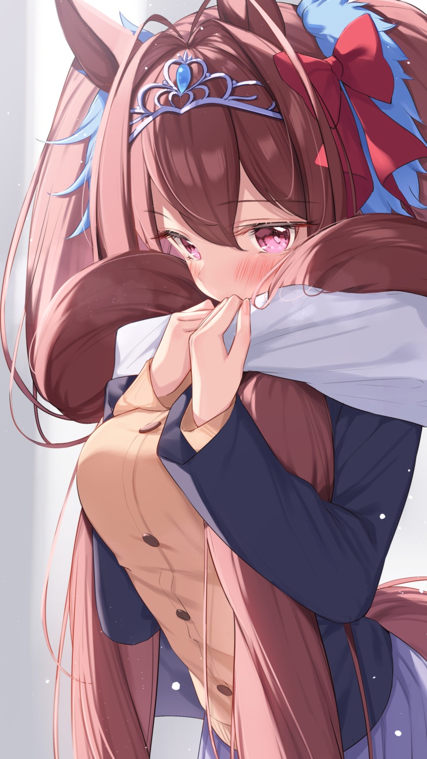 animal_ears, daiwa_scarlet_(umamusume), saboten_mushi, seifuku, sweater, tail, uma_musume_pretty_derby