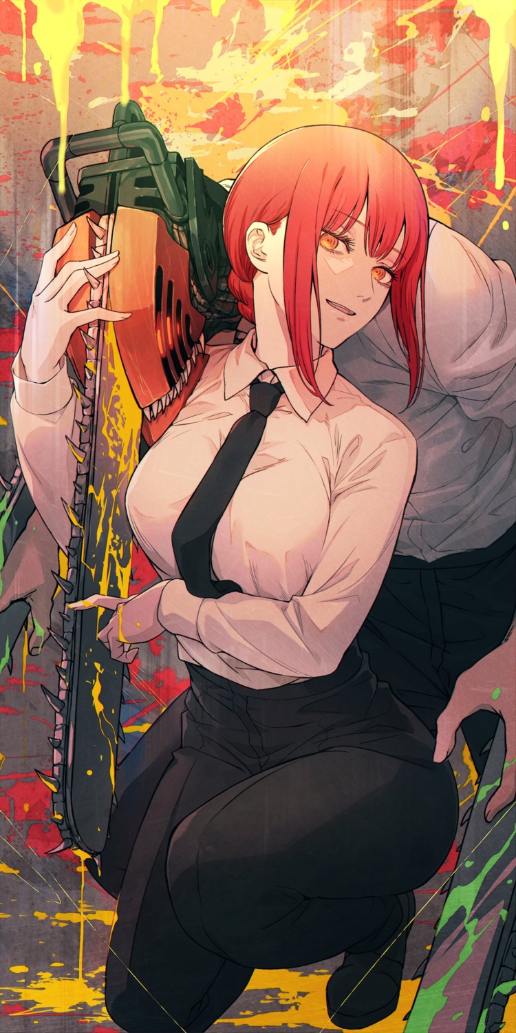 chainsaw, chainsaw_man, denji_(chainsaw_man), dress_shirt, makima_(chainsaw_man), nobusawa_osamu
