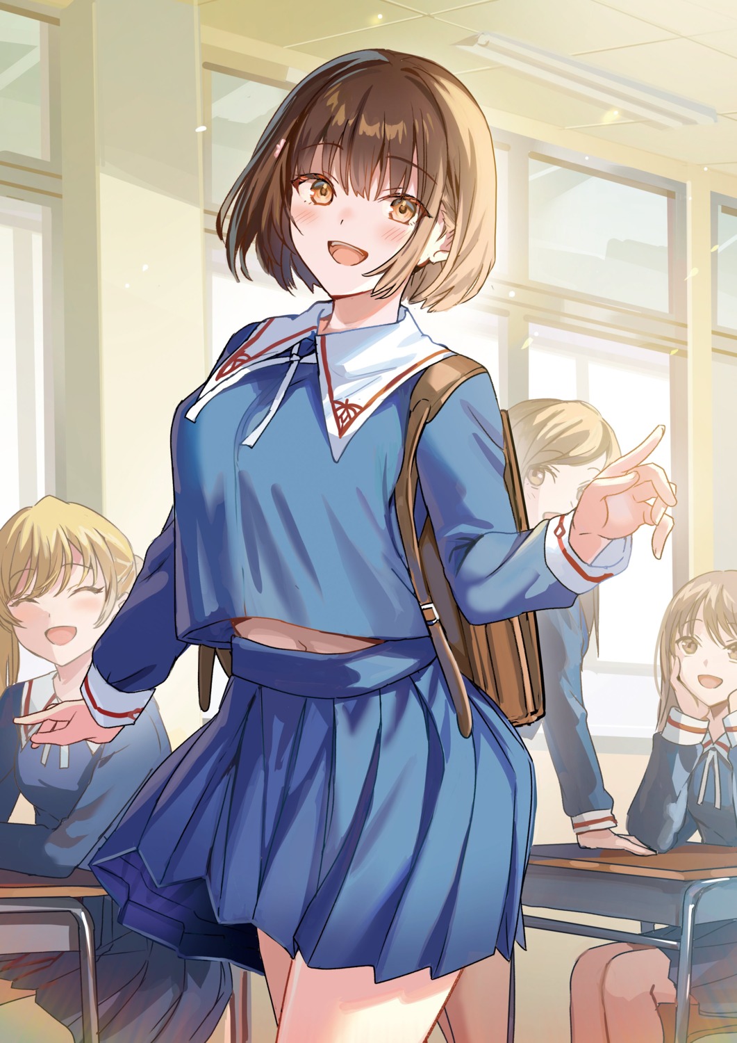 class_no_yuutousei_wo_"imouto"_ni_suru_yakusoku_wo_shita._douyara_ippai_amaetai_rashii., kakogawa_ao, seifuku, tantan