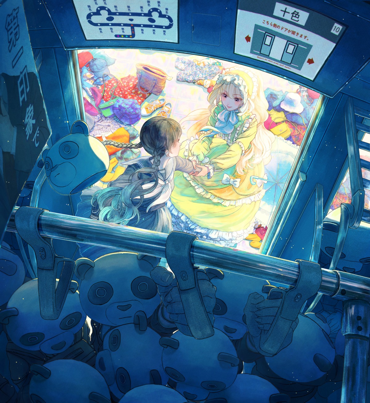 dress, lolita_fashion, nakauma, seifuku, umbrella