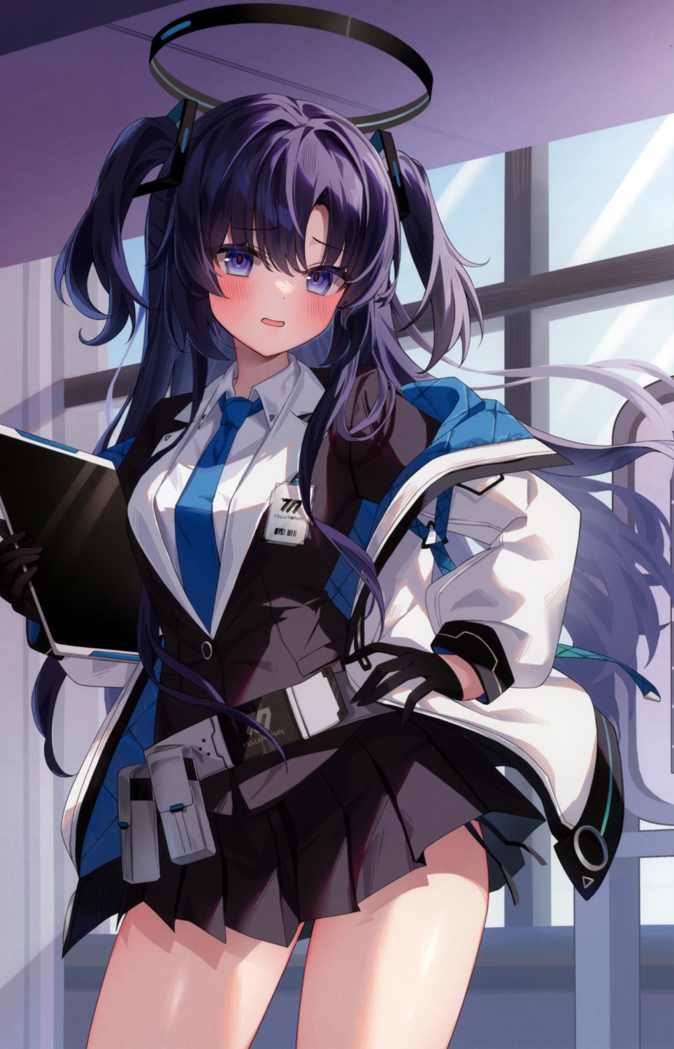 blue_archive, etesumsom, halo, hayase_yuuka, seifuku