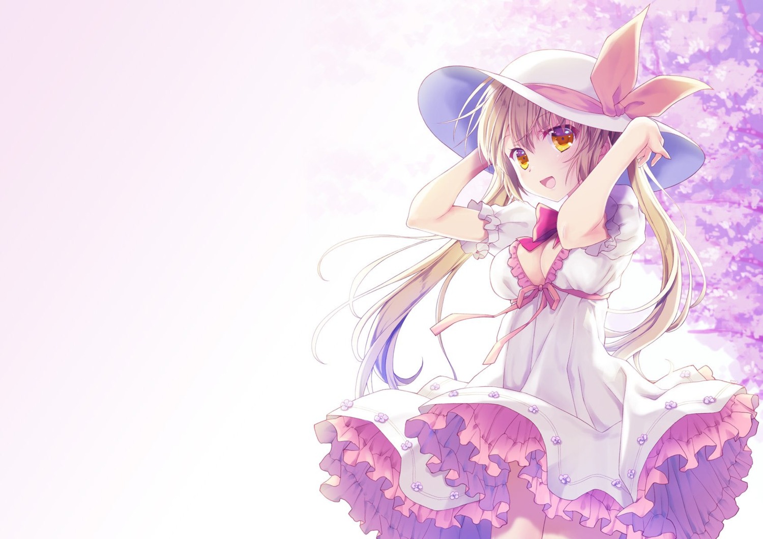 dress, nanao_naru, skirt_lift