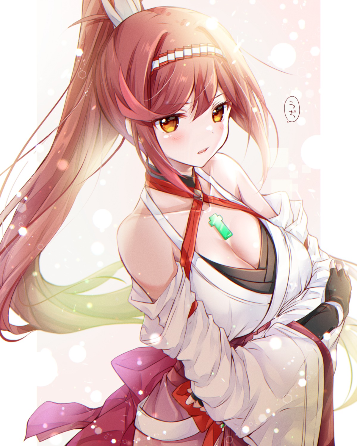 cleavage, japanese_clothes, kagiroi_(xenoblade_3), ui_frara, xenoblade_(series), xenoblade_3