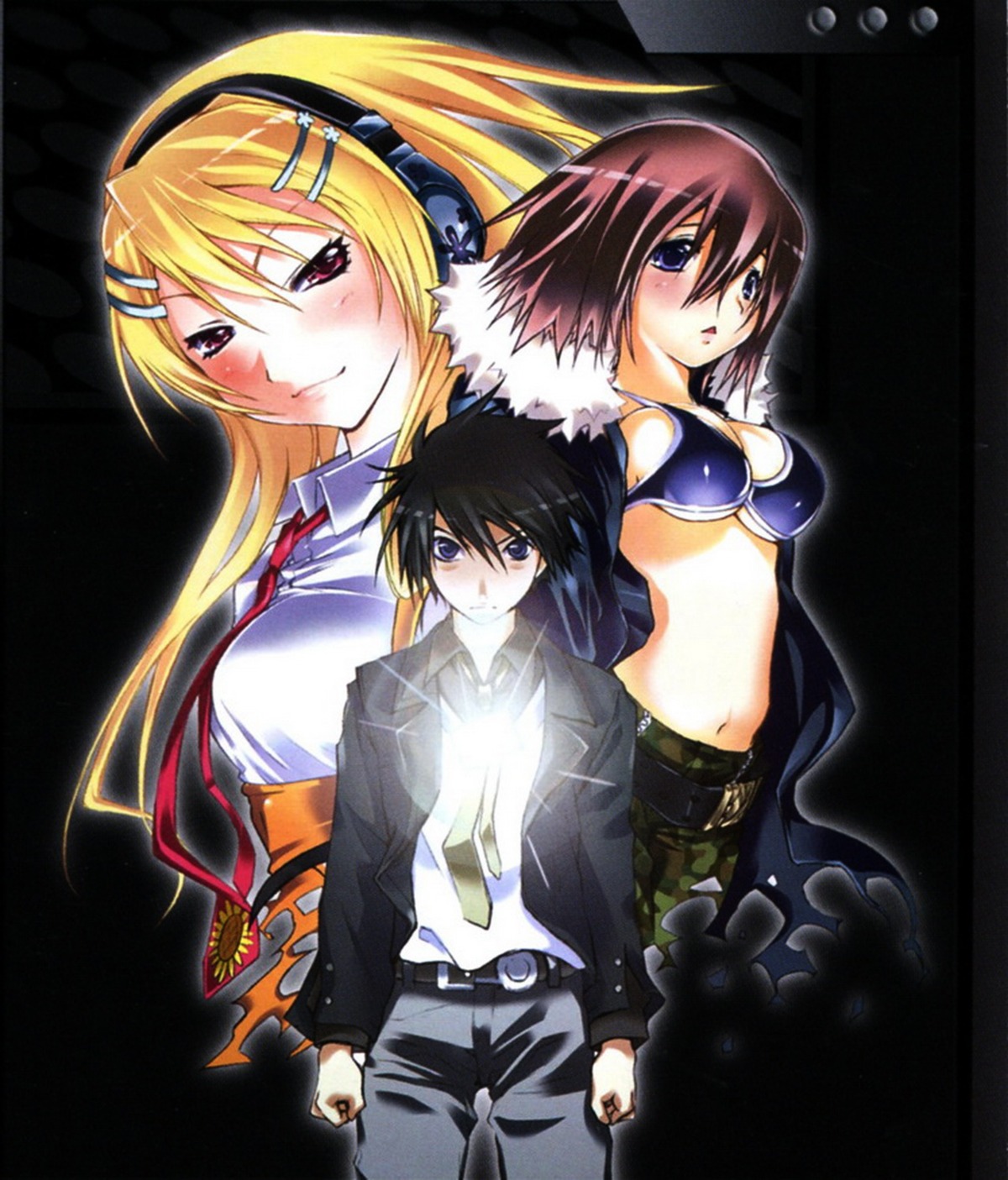 bikini_top, dorothy_(oz), haru_haru, headphones, ono_yuri, oz, screening, swimsuits