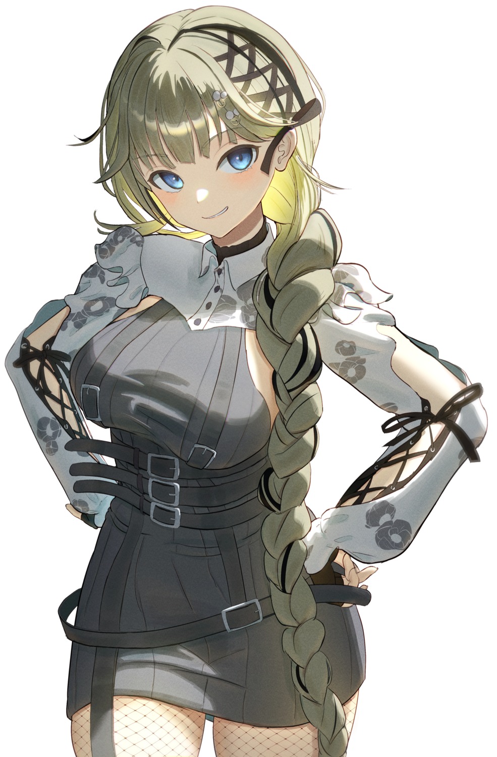 cattleya_regina_games, dress, fishnets, hanabusa_lisa, kisaragi_edda, pantyhose, vspo!