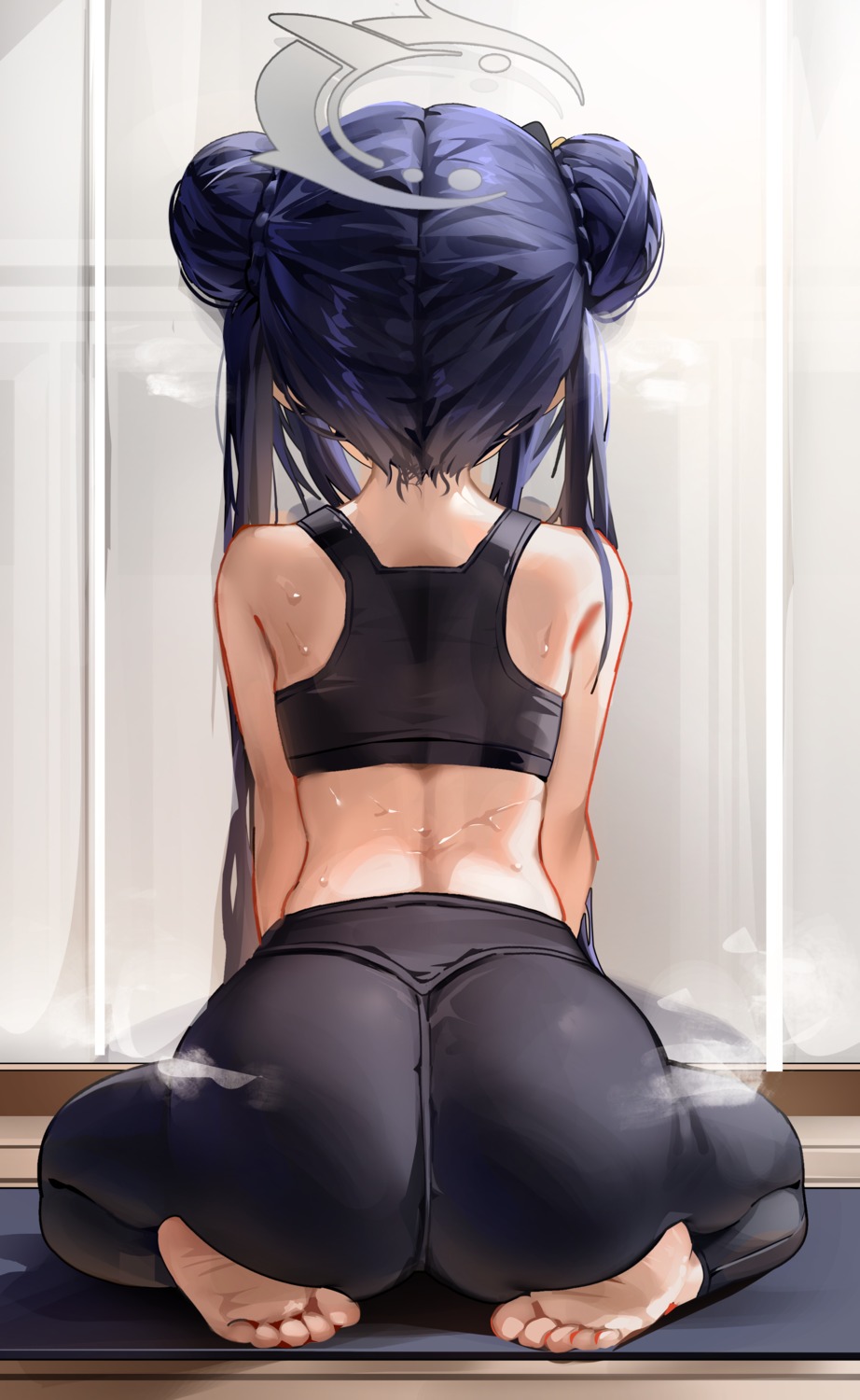 ass, blue_archive, feet, halo, ryuuge_kisaki, yerim