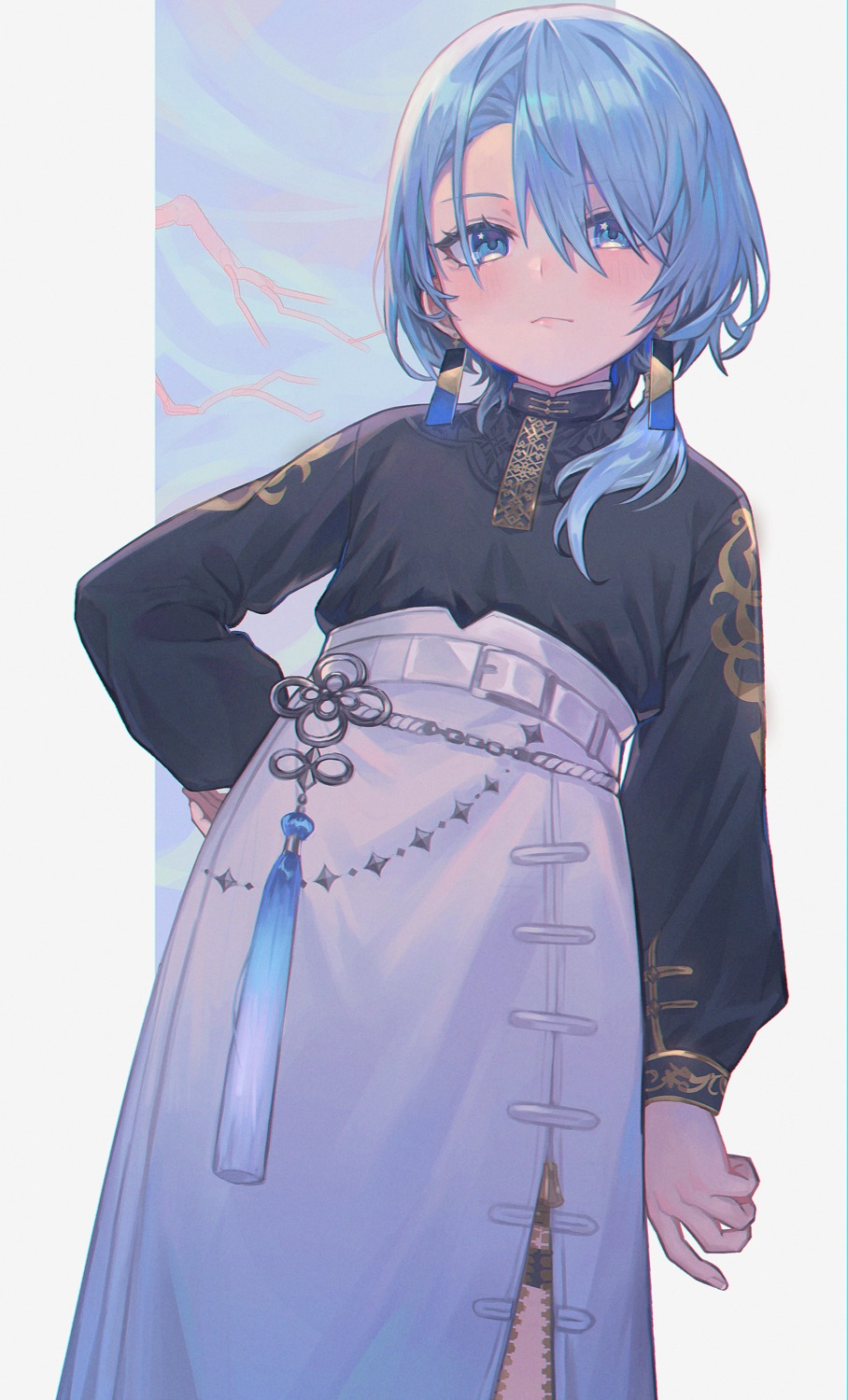 asian_clothes, hololive, hoshimachi_suisei, kiwwwwwi