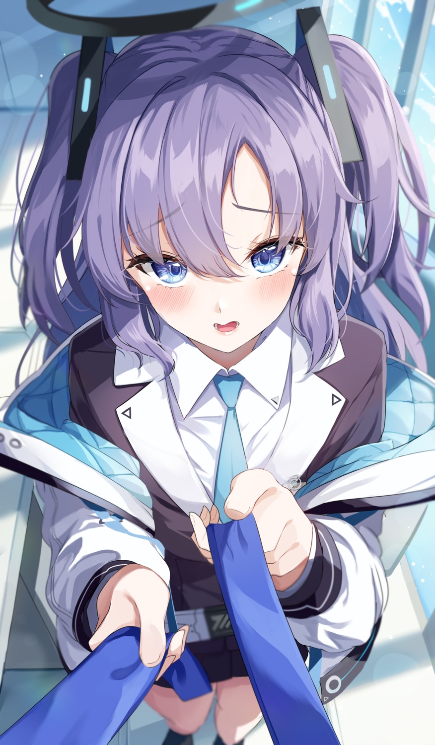 blue_archive, halo, hayase_yuuka, igayan, seifuku