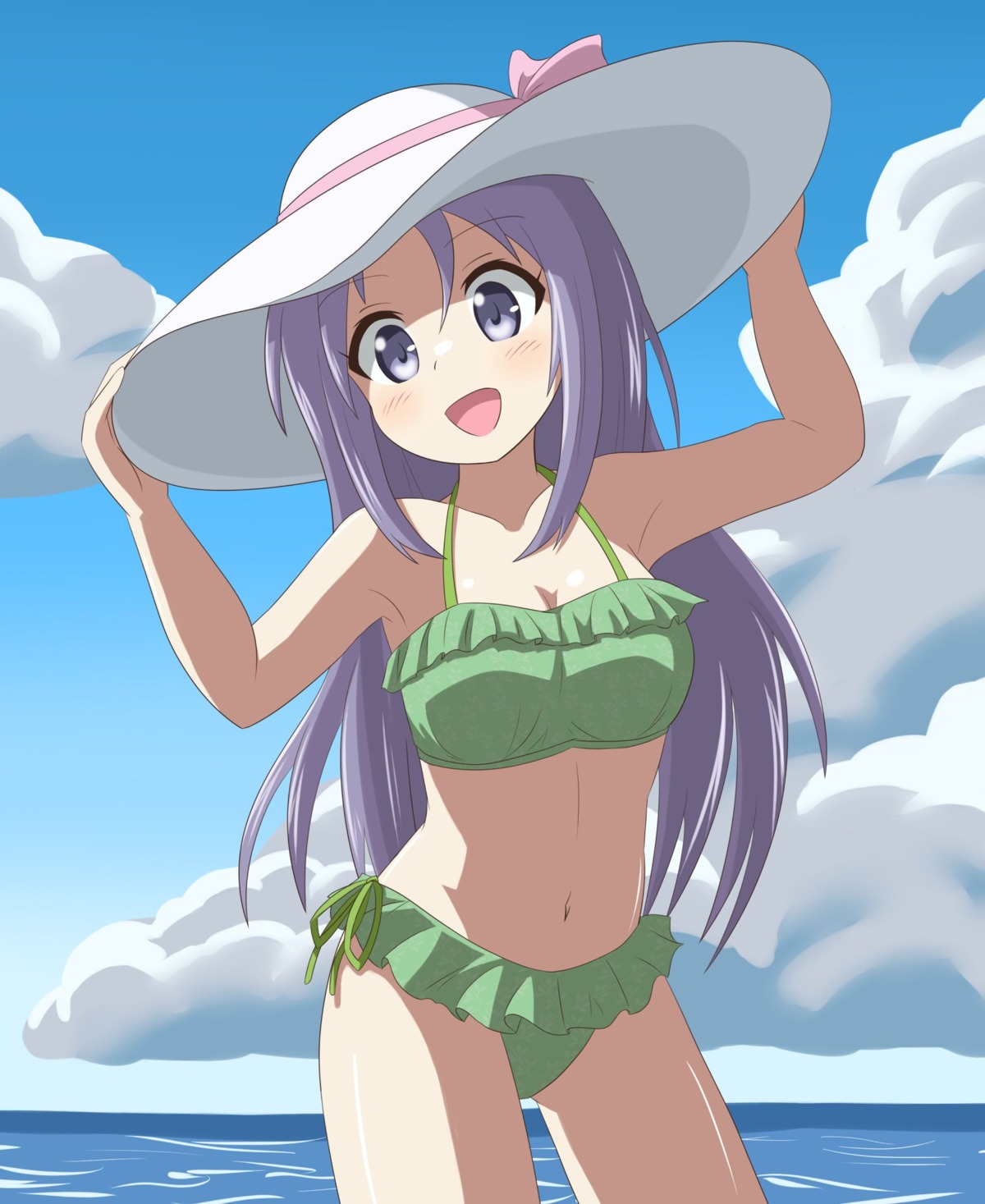 bikini, koisuru_asteroid, nanog_eb1994, suzuya_moe, swimsuits