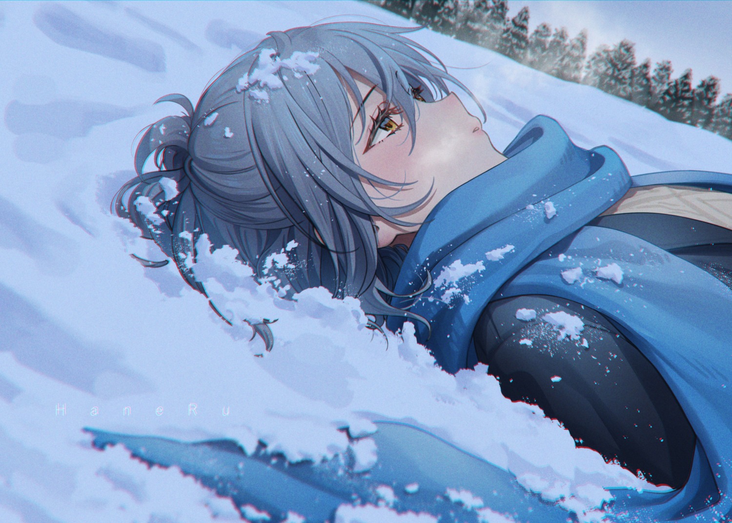 haneru, haori_haruki, seifuku, sweater
