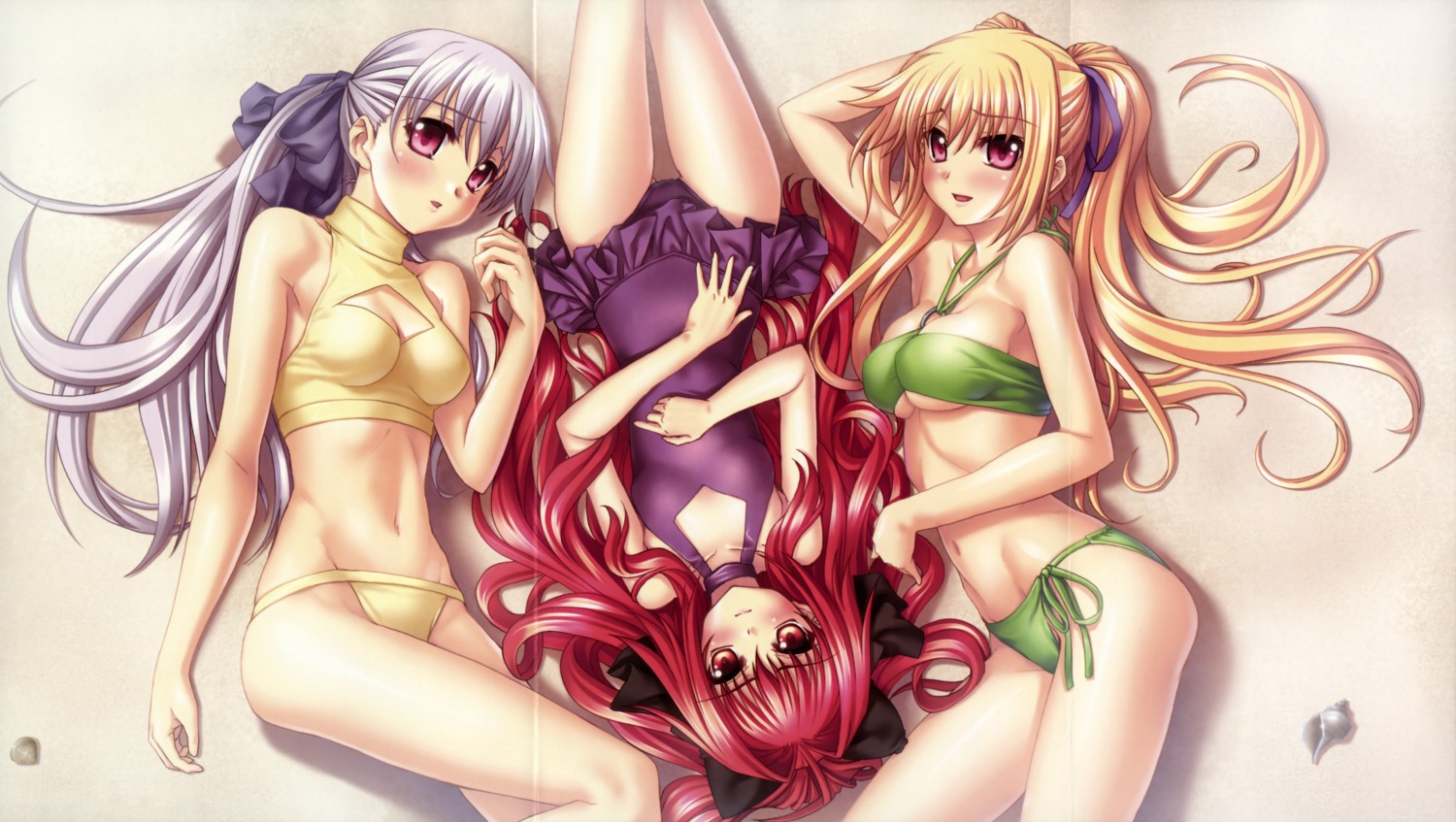 bikini, cleavage, corticarte_apa_lagranges, crease, kannatsuki_noboru, shinkyoku_soukai_polyphonica, swimsuits, underboob