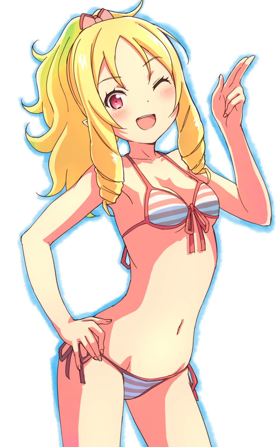 bikini, eromanga-sensei, nyama, pointy_ears, swimsuits, yamada_elf