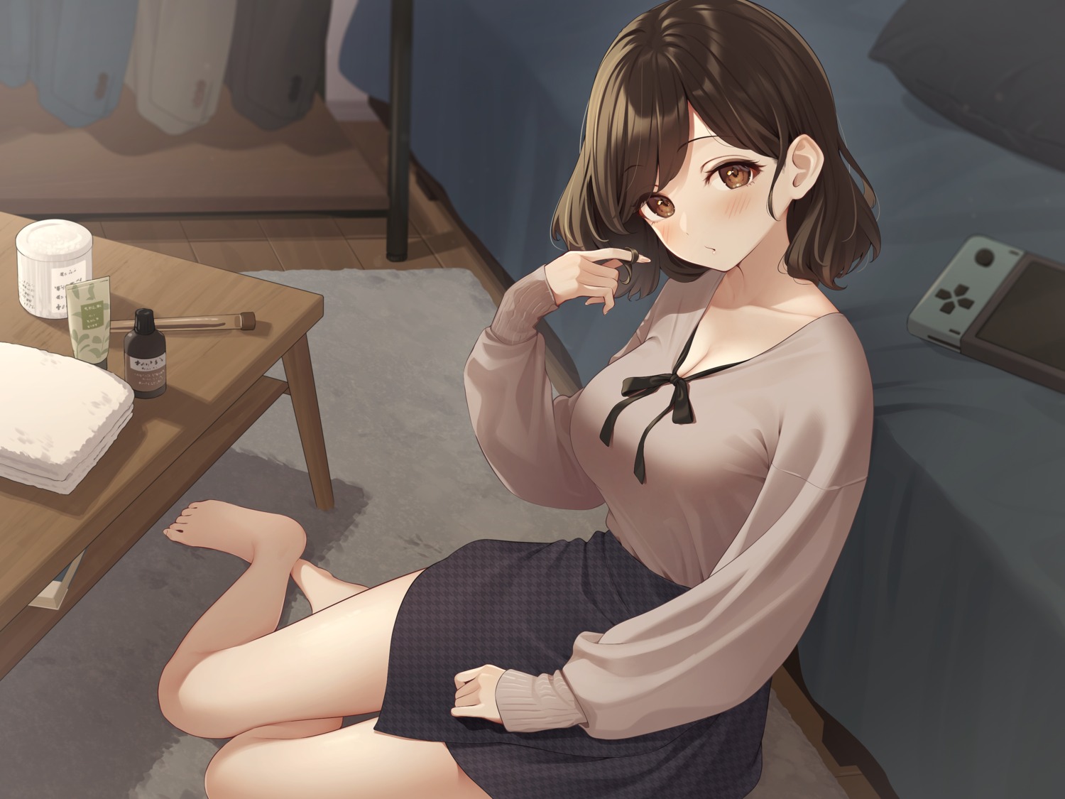 cleavage, diebrust, kanpa_(campagne_9)