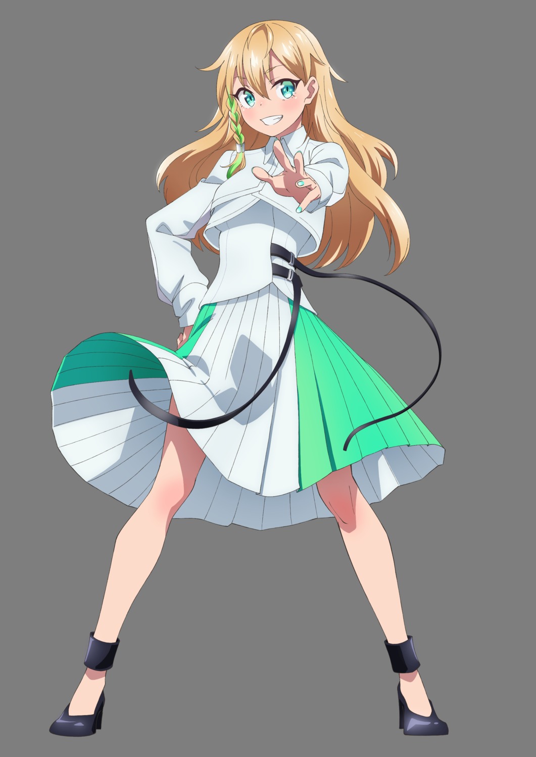 heels, shine_post, skirt_lift, tagme, totsuka_nanami, transparent_png, uniform