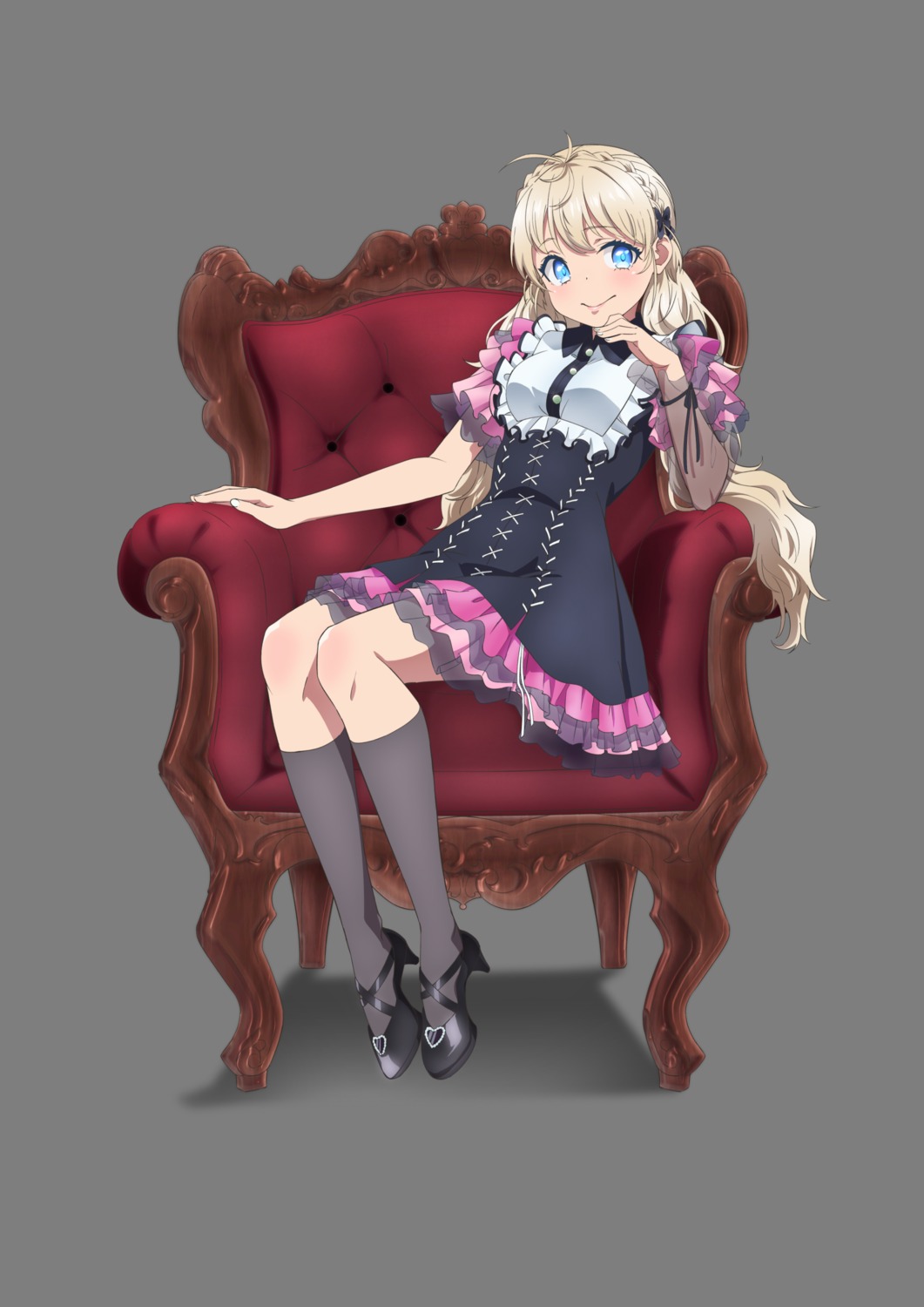 heels, natalya_(shine_post), see_through, shine_post, tagme, transparent_png, uniform