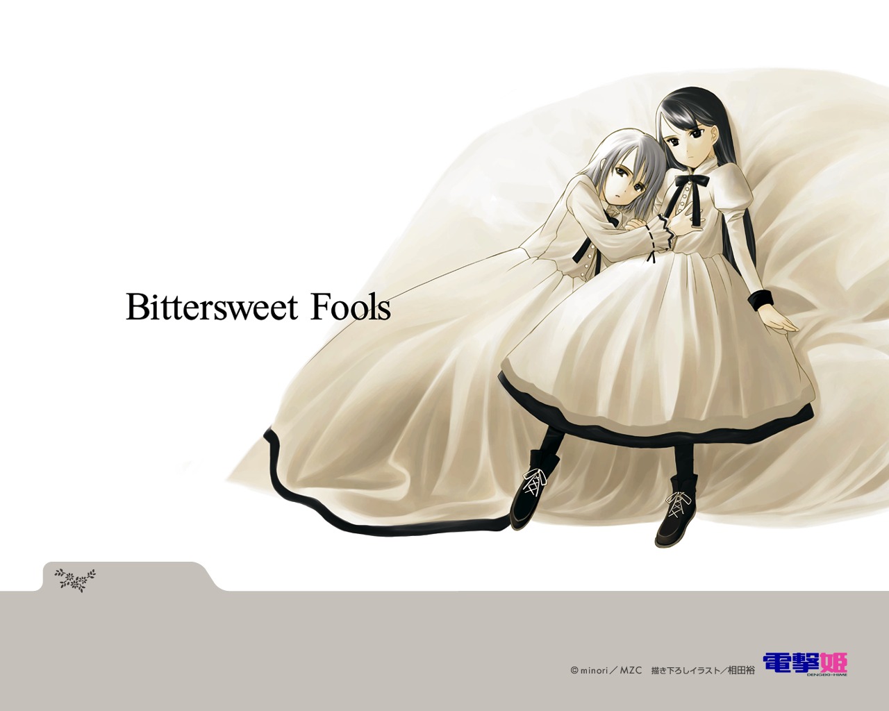 aida_yuu, bittersweet_fools, dress, francesca, lenie, minori, pantyhose, wallpaper, yuri