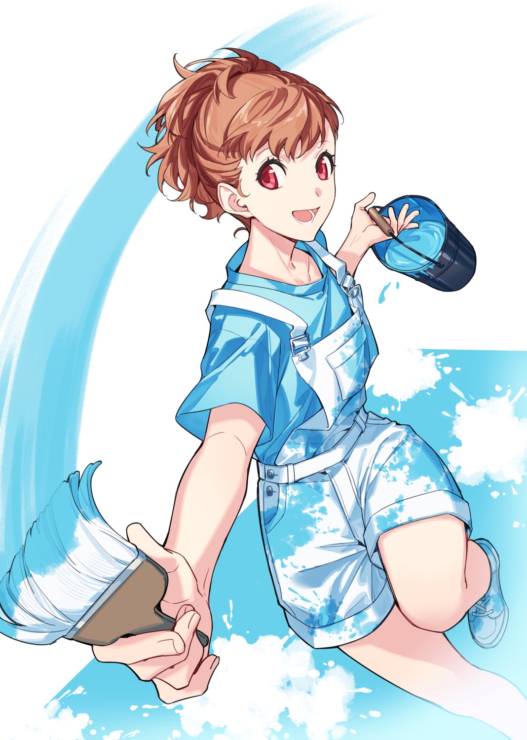 female_protagonist_(p3), megaten, overalls, persona, persona_3, tsubasa_syaoin
