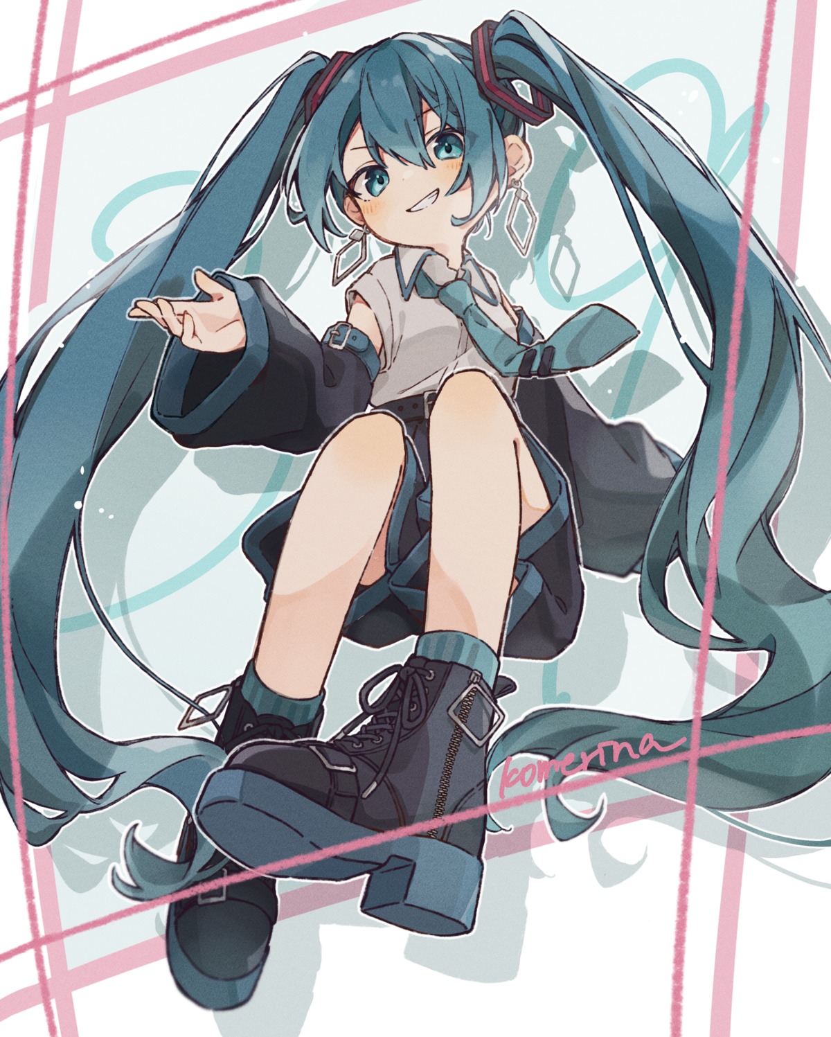 hatsune_miku, heels, komerina, vocaloid