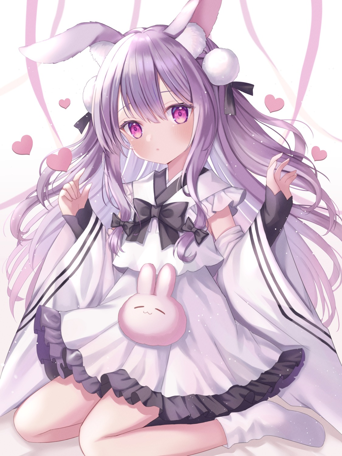 animal_ears, bunny_ears, fukamimi_(fukameekaki337)