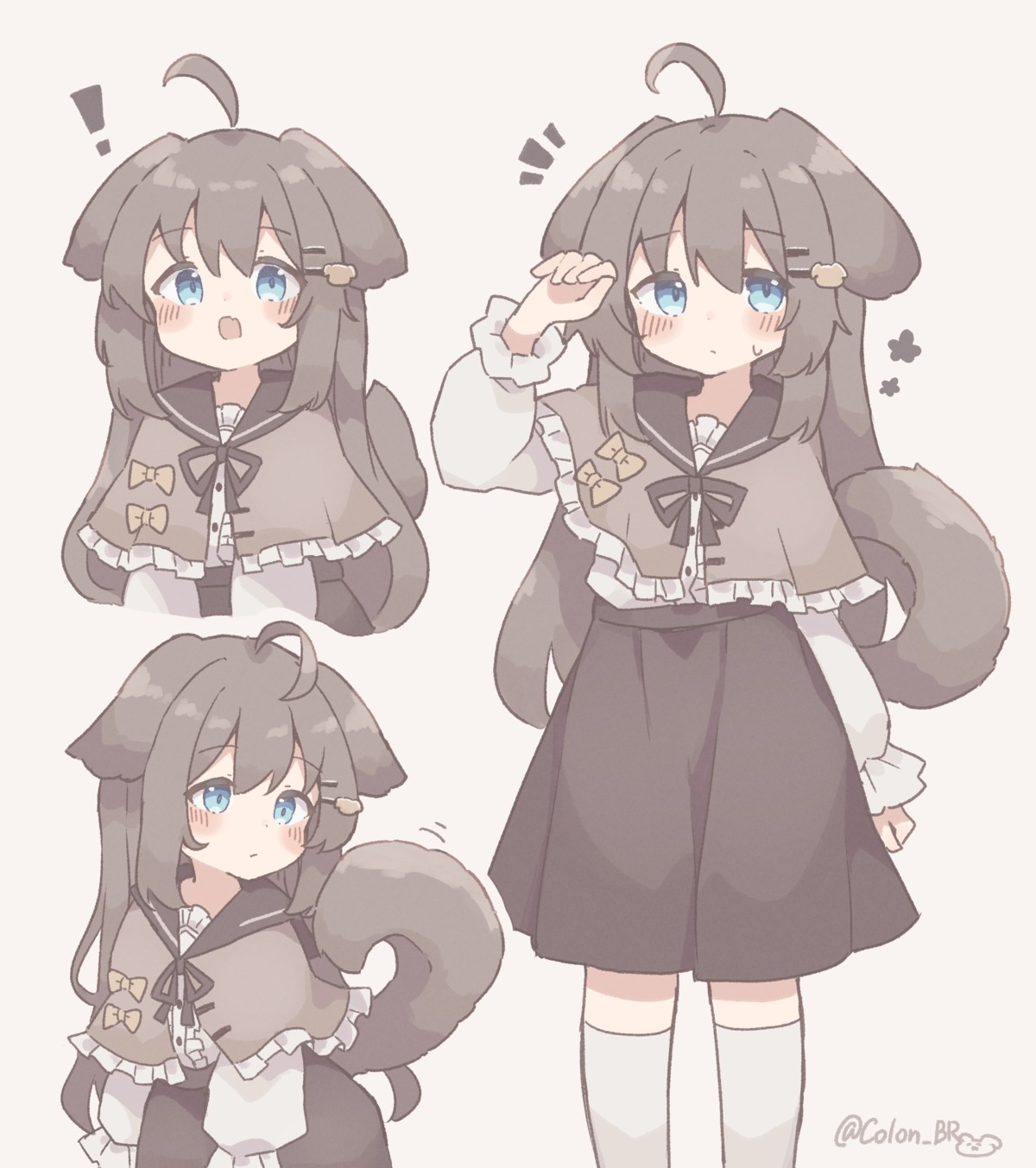 animal_ears, colon_br, inumimi, tail