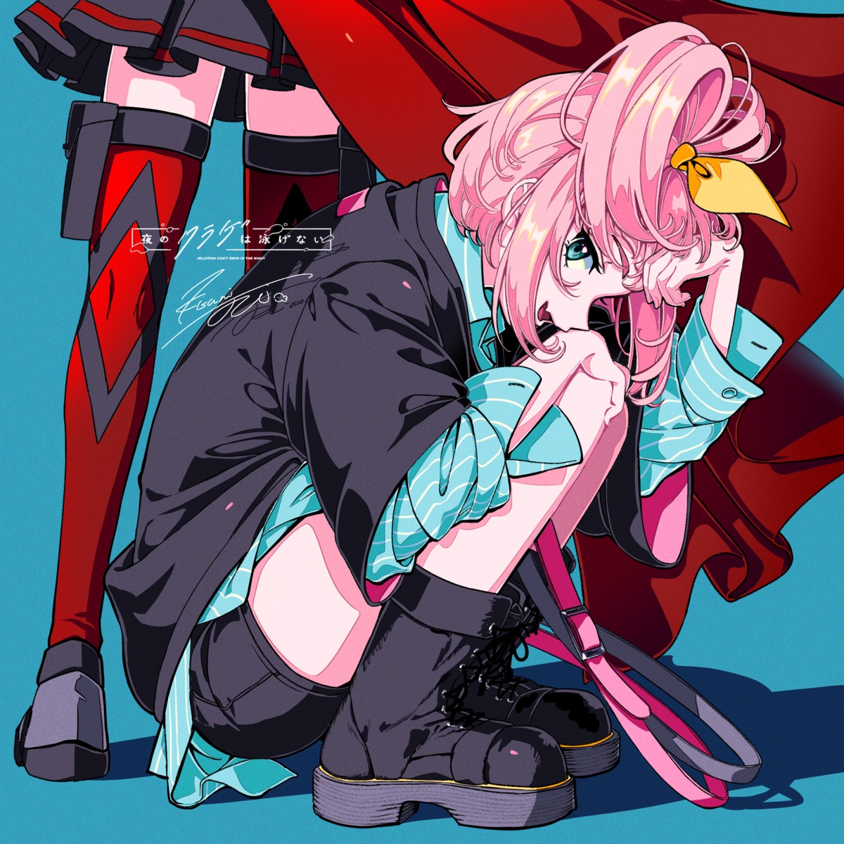 garter, kisumi_rei, thighhighs, watase_kiui, yoru_no_kurage_wa_oyogenai