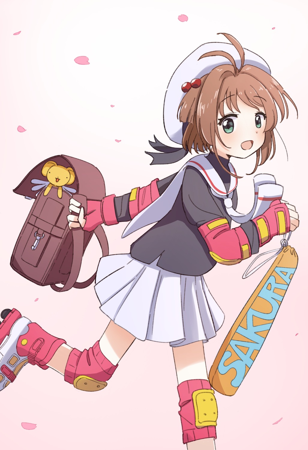 card_captor_sakura, kerberos, kinomoto_sakura, ra_ru_ni, seifuku