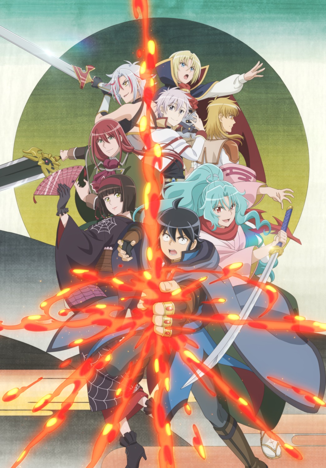 bulga_sofia, heels, ilumgand_hopleys, kimono, mio_(tsuki_ga_michibiku_isekai_douchuu), misumi_makoto, mitsurugi_(tsuki_ga_michibiku_isekai_douchuu), root_(tsuki_ga_michibiku_isekai_douchuu), shiki_(tsuki_ga_michibiku_isekai_douchuu), sword, tagme, tomoe_(tsuki_ga_michibiku_isekai_douchuu), tsuki_ga_michibiku_isekai_douchuu