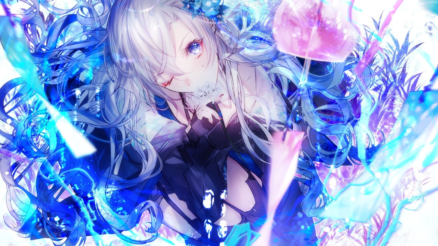 jyouno_(46nooo), stockings, thighhighs, wallpaper