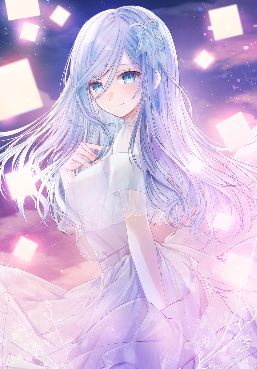 dress, hinomori_shizuku, mairu003, project_sekai, see_through