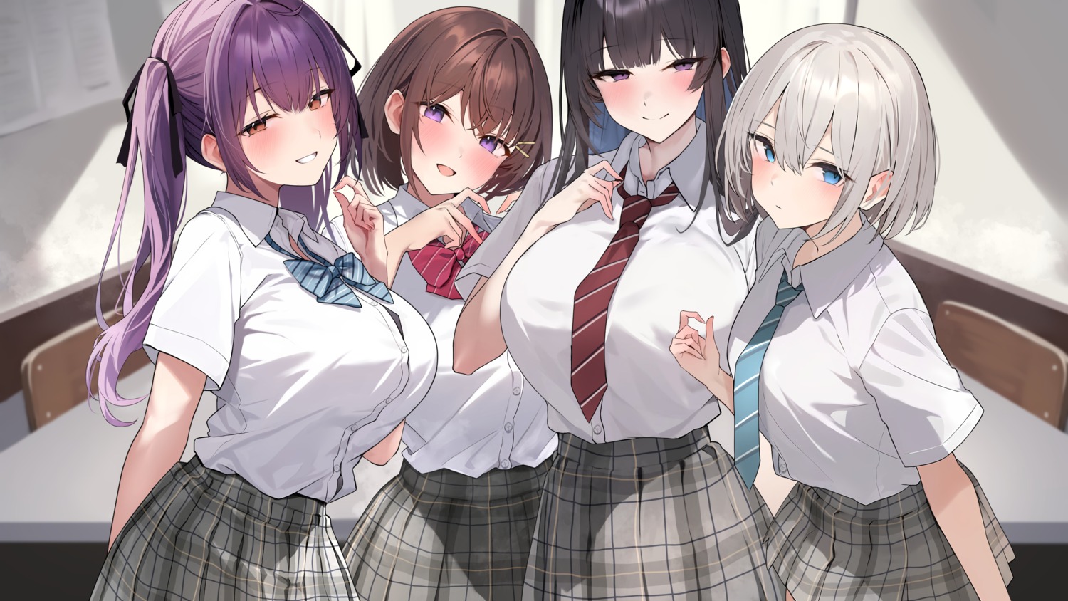seifuku, wallpaper, yuyu_(yuyuworks)