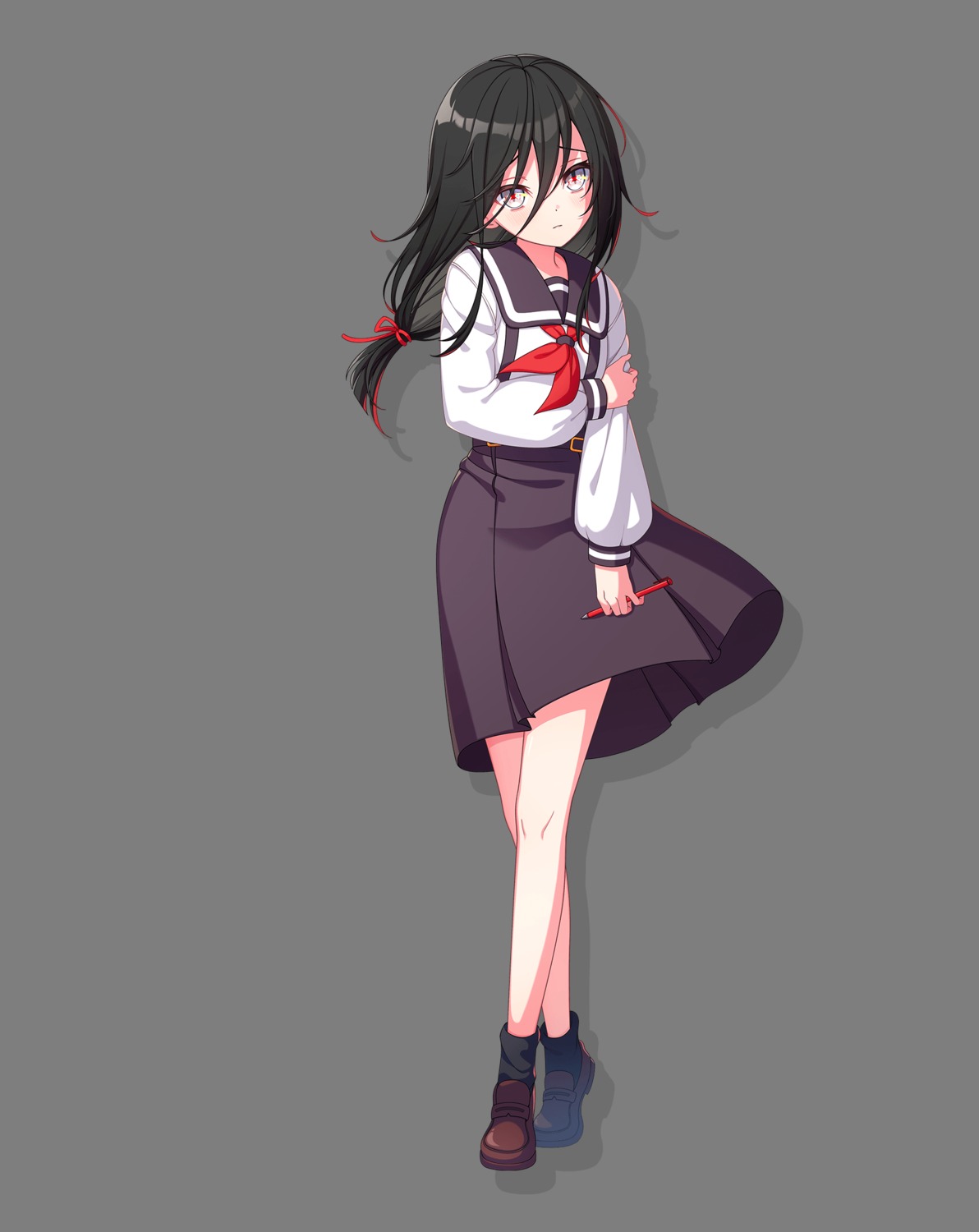 karasumori_daikoku, seifuku, skirt_lift, tagme, transparent_png, world_dai_star
