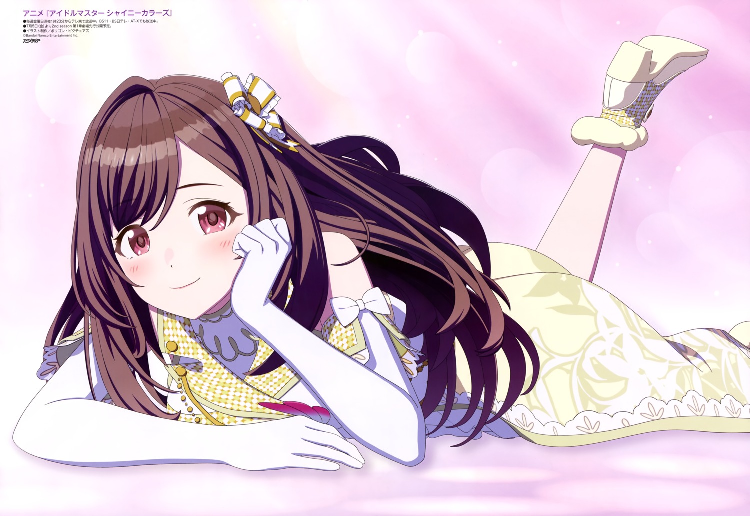 heels, polygon_pictures, the_idolm@ster, the_idolm@ster_shiny_colors, tsukioka_kogane, uniform