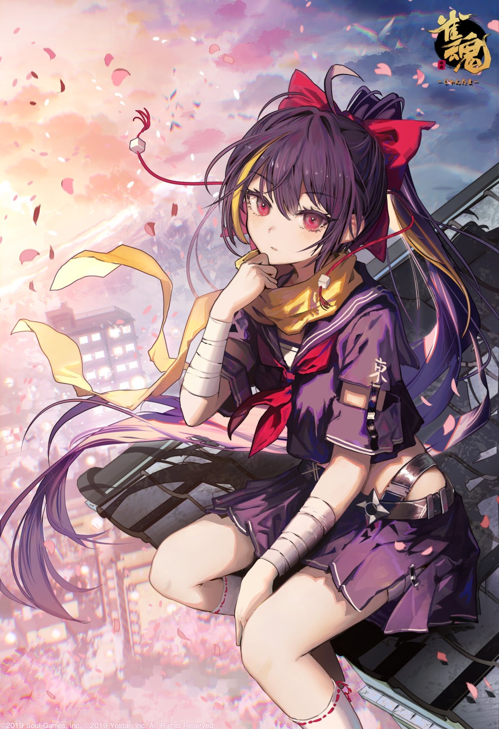 bandages, inamori_ryuusa, majsoul, ransei, seifuku