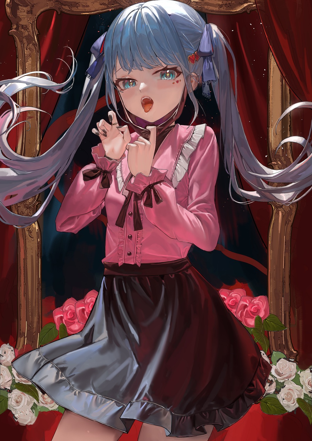 hatsune_miku, iinagi_(kashiwa_keira), tattoo, vampire_(vocaloid), vocaloid