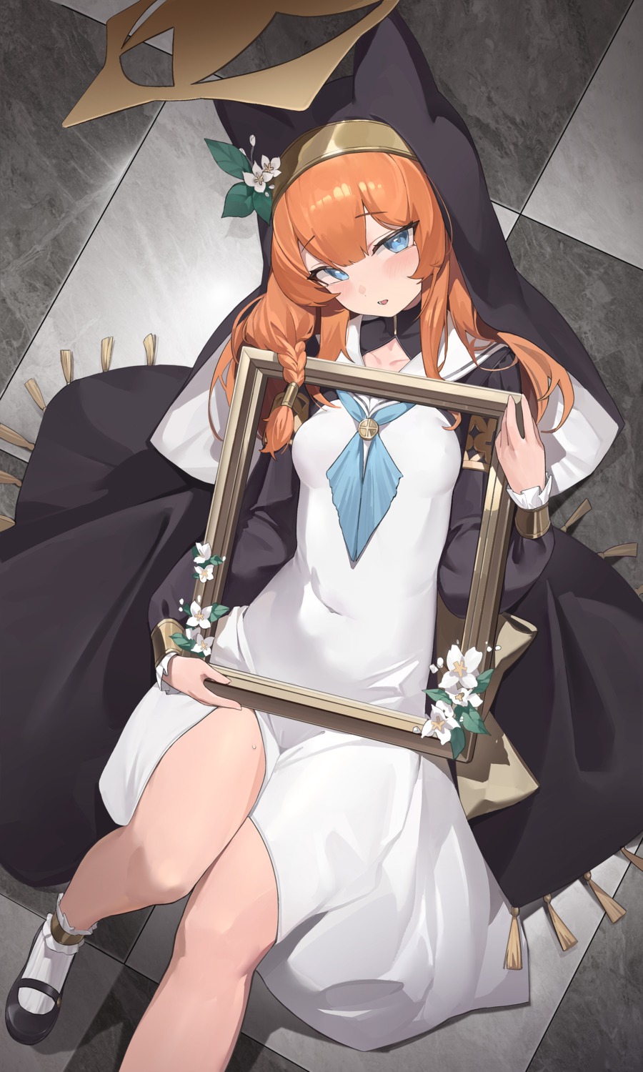 animal_ears, berserker_r, blue_archive, halo, iochi_mari, nekomimi, nun