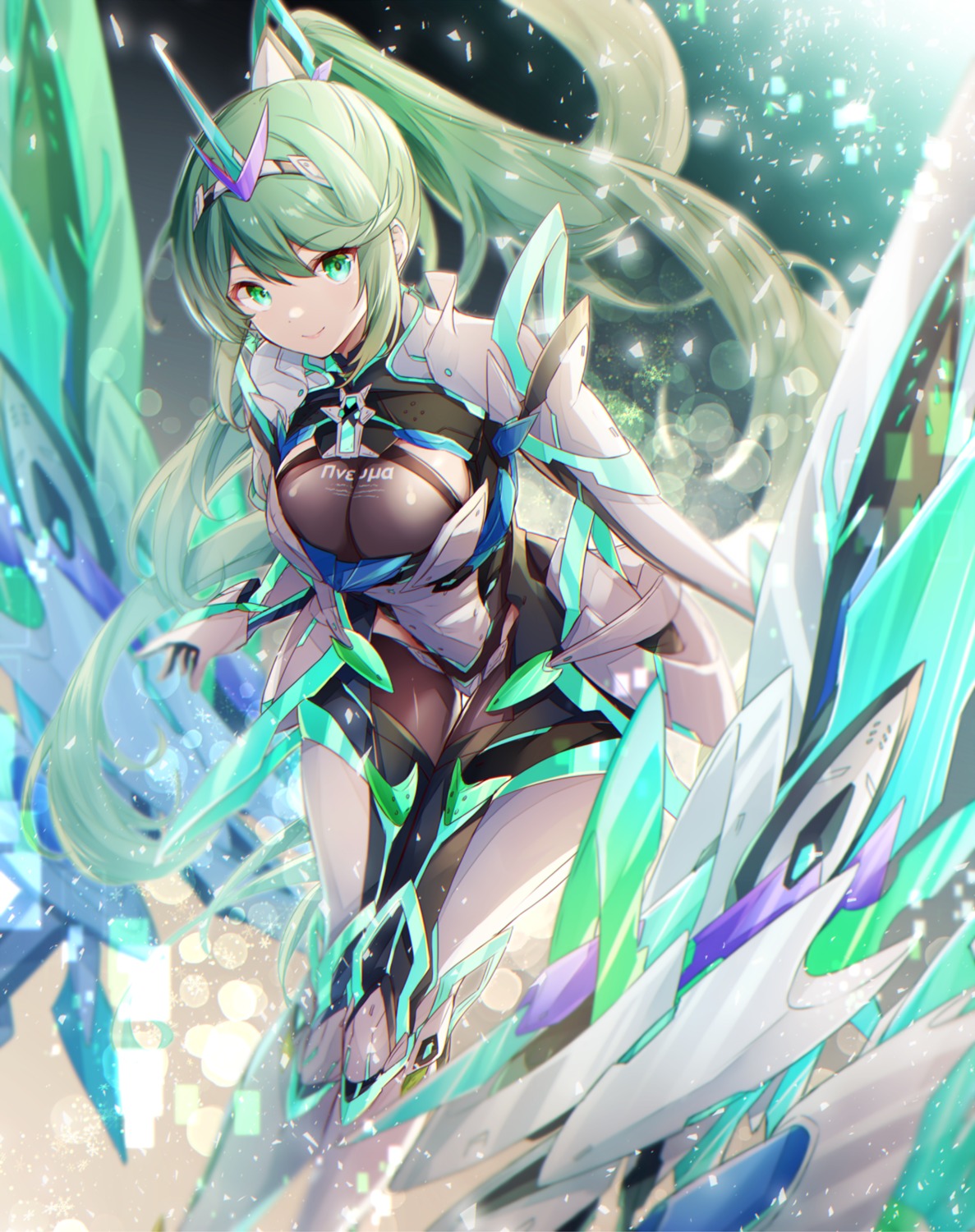 armor, bodysuit, pneuma_(xenoblade_2), ui_frara, xenoblade_(series), xenoblade_2